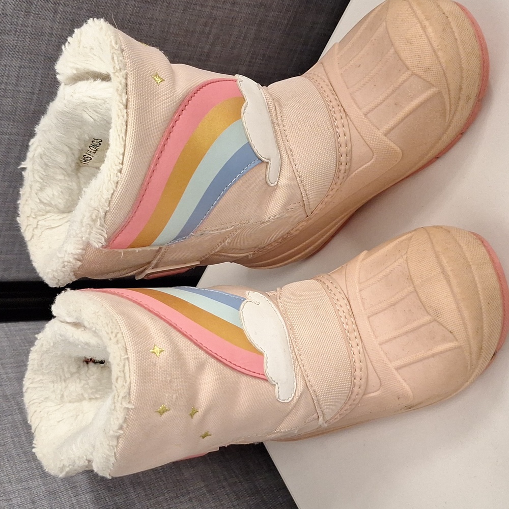 Cat & Jack Girls Size 11 Snow Boots